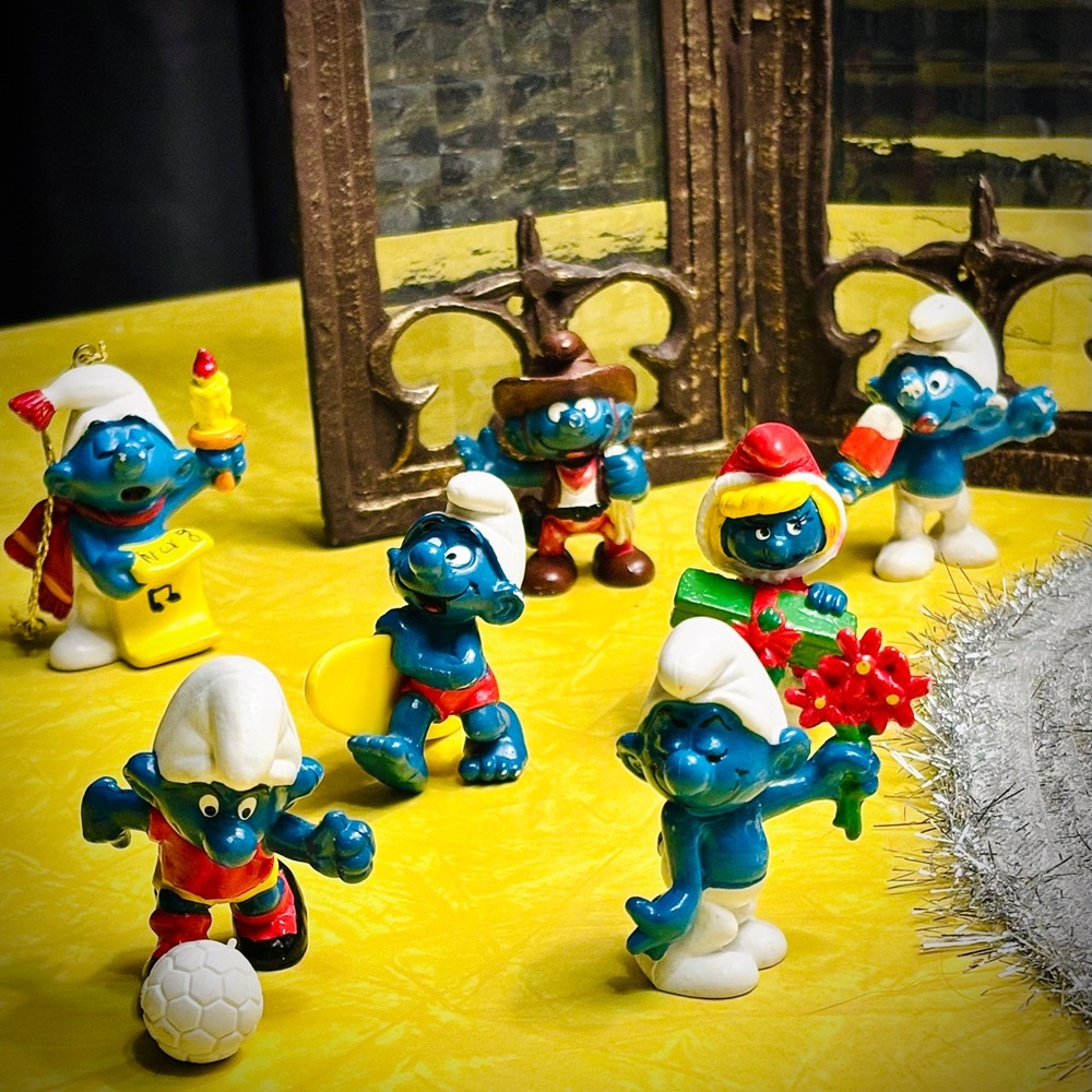 Vintage Smurf Lot (x7)